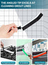 Premium 6Pcs Colorful Hard Bristle Crevice Cleaning Brushes, Multifunctional Crevice Cleaning Tools, Designed for Cleaning Narrow Spaces, Suitable...