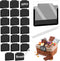 20 PCS Basket Bin Labels Clip on Removable PVC Kitchen Pantry Clip Label Holder for Basket Organization Box or Storage Bins-Includes1 White Chalk ...