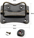 uxcell 87mmx67mm Iron Spray-Paint Drawer Box Chest Ring Pulls Handle Bronze Tone, 2Pcs...
