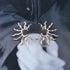 Punk Exaggerated Sun Earrings Sunburst Stud Earrings Large Sunshine Stud Earrings Gold Hollow Sun Earrings Jewelry for Women and Girls...