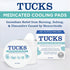TUCKS Medicated Cooling Pads, 200 Count - Witch Hazel Pads for Sensitive Areas, Cleanse and Protect from Irritation...