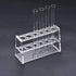Acrylic Test Tube Holder Rack 6 Sockets for 10ml Centrifuge Tubes Clear (10ml,6 Sockets)...