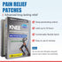Pain Relief Patches for Men & Women - Knee Pain Relief Patch - 24 Count (1 Pack) - Maximum Strength - 4" x 5.3"...