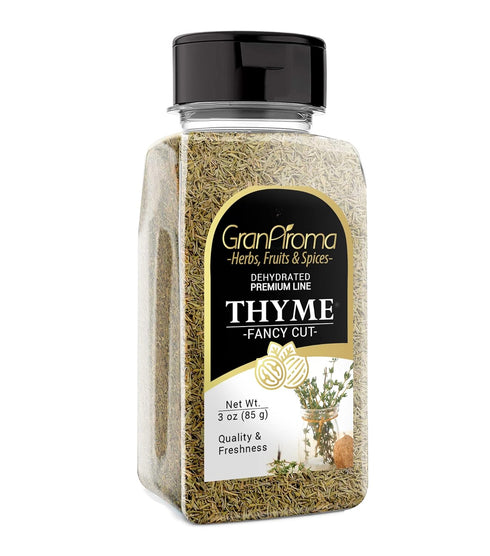 GranAroma Thyme Leaves 3 oz (85g), Fancy Cut, Traditional Herb...