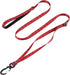 Hyhug Pets 6 Feet Adjustable Long Dog Leash, Soft and Colorfast Webbing Lead for Pup Dogs Professional Training and Daily Use Walking. (Small, Red...