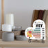 Mental Health Decor, Motivational the Power of Yet Heart Wood Plaque, School Counseling Therapy Office Decor, Positive Psychology Self-Improvement...