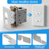 Wall Plate Spacer,Flush Fit Device Leveling Plates For Wall Outlet Repair And Loose Electrical Outlet Fix,Receptacle Spacers Shims For Use With Ou...