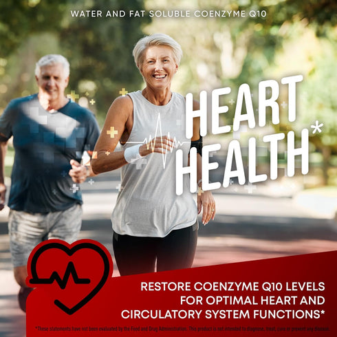 CoQ10 400mg Softgels - High Absorption Co Q10, 400mg Softgels for Heart Health & Energy Production - Enhanced Co Q 10 Supplement with Antioxidants...