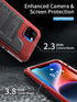 Unitedtime for iPhone 14 Case Waterproof with Built-in Screen Protector Full Body Rugged Hard Silicone, Military Grade Shockproof Dustproof Protec...