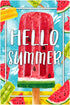 Morigins Hello Summer Popsicles and Ice Cream Double Sided Watermelon Pineapple Kiwi Fruit Garden Flag 12.5x18 inch...