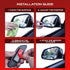 Blind Spot Convex Car Mirror: Rear view | Rearview Mirror Accessories for Car Interior - Women and Men Use Our Automotive Blindspot Mirrors for La...