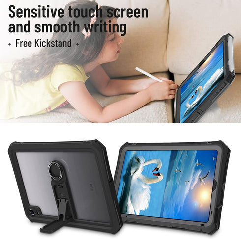for iPad Mini 6 Case - Waterproof Case for iPad Mini 6th Generation 2021 8.3 Inch Shockproof Full Body Protection 6th Gen iPad Mini 6 Tablet Case ...