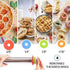 Adjustable Rolling Pin with Thickness Rings for Baking,17" Stainless Steel Dough Roller,Measurement Markings Rolling Pins For Pizza, tortilla,Pie,...