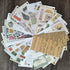 Vintage Aesthetic Stickers Set for Journaling Scrapbooking Laptop Water Bottles Adults Kids DIY Planners Journals Agendas Calendars Books Letters ...