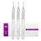 Scalpel Handle No.3 - Set of 3 Pcs Stainless Steel Crafting Handle No.3 Ideal for Wood Art, Card Making, Grafting, Sculpting and Dermaplaning...
