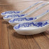 5-inch Porcelain Chinese Knot Blue Floral Soup Spoons Set of 4...