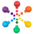 READY 2 LEARN Doodle Dabbers Dot Markers - Set of 6 Washable Colors - Non Toxic - Specially Designed Toddler Grip with Storage Tray Provided...