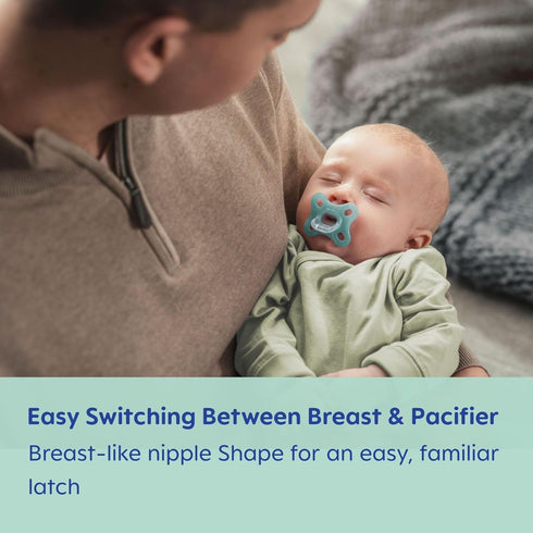MAM Comfort Baby Pacifiers, Lightweight One-Piece Full Silicone Binky for Newborns 0-3 Months, BPA-Free Nipple, Easy to Clean Pacifier, Best for B...