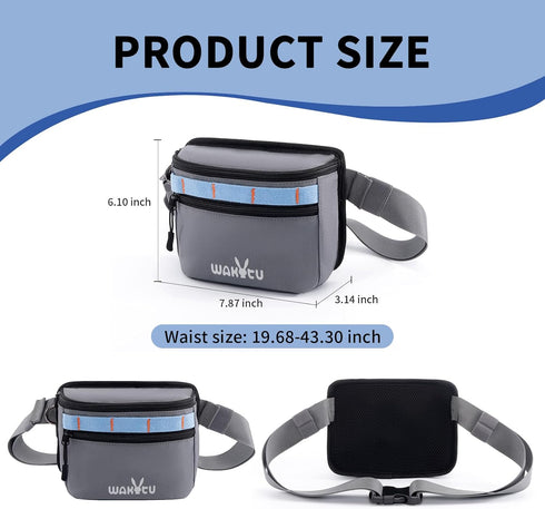 Dog Training Treat Pouch for Doggie Puppy Treat Snack Bags Reward Pouch Bait Bag Dog Treat Carrier Holder with Clip Waist Belt...