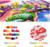 5D Diamond Painting Landscape, Paint with Diamonds DIY Diamond Art Forest Woods Streams, Diymood Painting by Number Kits Full Drill Rhinestone for...