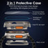 NewWays 2 in 1 Waterproof Case for Apple Watch Ultra 49mm Screen Protector, 360 Protective Glass Face Cover Hard PC Bumper + Back Frame for iWatch...