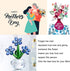 QFkris Forget-Me-Not Crystal Flower Figurines, Crystal Blue Flowers Figurine Table Collectible Ornament Home Decoration Souvenir Gifts...