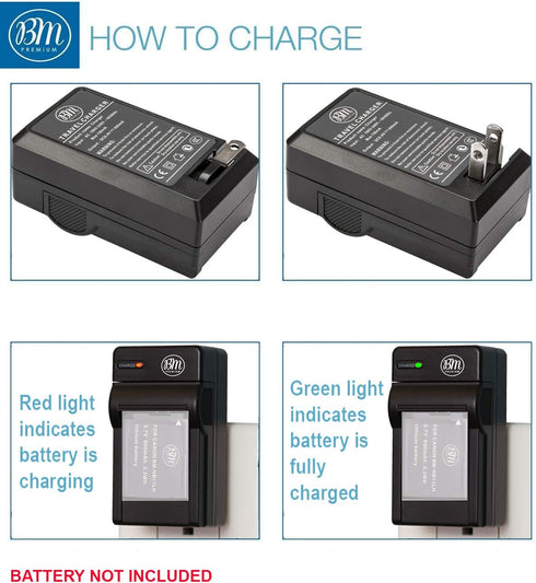BM NB-11LH Battery Charger for Canon PowerShot Elph 110, Elph 130, Elph 135, Elph 140, Elph 150, Elph 160, Elph 170, Elph 180, Elph 190, Elph 320,...