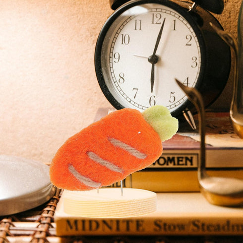 NUOBESTY 6 Set of Crochet Doll Stand, Short Double Steel Needle Doll Holder Action Figures Support Felting Doll Display Holders Wood Rack Base for...