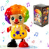 Toddler & Baby Dancing Clown Toys, Early Learning Educational Musical Light up Baby Toddler Toys, Babies Toddler Infant Crawling Walking Toy for 3...