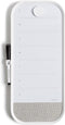 U Brands Modern Bevel Magnetic Dry Erase Calendar Board with Bulletin Strip, 7"x16", White Frame, Includes Magnet, Marker...