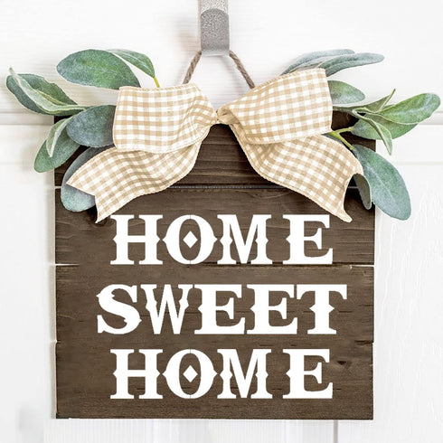 Letter Stencils for Painting On Wood 4 Inch,Alphabet Stencils Retro Letter Stencil Number Templates for Drawing On Wall,Sign,Porch, Paper, Fabric...