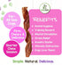 Nature Gnaws - Beef Jerky Springs for Dogs - Premium Natural Beef Gullet Sticks - Simple Single Ingredient Tasty Dog Chew Treats - Rawhide Free 7-...
