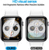2 Pack Watch Tempered Glass Screen Protector for Apple Watch 44mm Series 6/SE/5/4 Full Coverage Bubble-Free Scratch-resistant Anti-Fingerprint Scr...