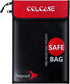 Fireproof Document Bag Upgraded 2 Pockets (2000 ?)15 x 11 Inches Silicone Coated Fireproof and Waterproof Money Bag Fireproof Safe Storage for Mon...