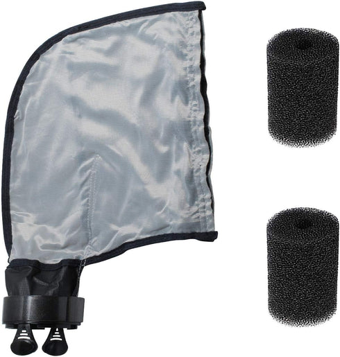 39-310 Zipper Bag for Compatible with Polaris 3900 Pool Cleaner, accommodate 5 Liters Capacity with 9-100-3105 Sweep Hose Scrubber Replace Gray Do...