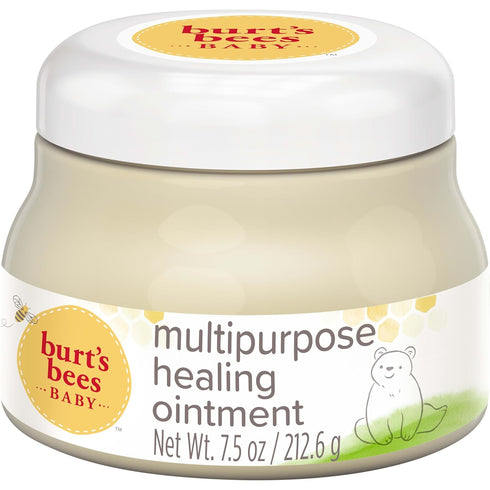 Burt's Bees Baby 100% Natural Multipurpose Healing Ointment, Face & Body Baby Ointment – 7.5 Ounce Tub...