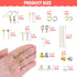 Earring Making Supplies Kit, Caffox 2900pcs Earring Hardware Pieces Repair Parts with Earring Hooks Posts Backs and Jump Rings for Making Earrings...