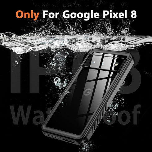 ANTSHARE for Google Pixel 8 Case, Pixel 8 5G Phone Case IP68 Waterproof with Built-in Screen Protector, Full Body Sealed Heavy Duty Shockproof Dus...
