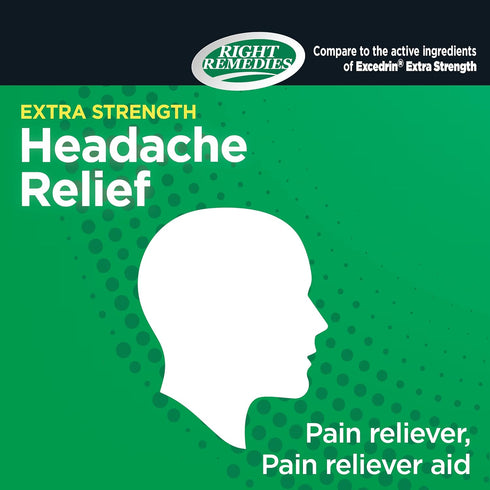Extra Strength Headache Relief Geltabs with Acetaminophen, Aspirin (NSAID) & Caffeine, Value Pack (200 Geltabs), Muscle Aches, Back & Body Pain Re...