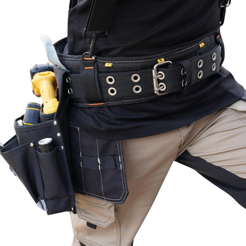 20-222 Heavy Duty Polyester Tool Rig Padded Belt, Black...