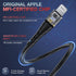 Compatible with Apple MFi Certified Short for iPhone Charger Cable 3 Pack 1Ft, 12 inch Lightning Charging Cord, Fast 2.4A for iPhone Data Cord Com...