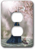 3dRose lsp_172916_6 Fairy Hold a Butterfly in Her Hand on a Fantasy Landscape Light Switch Cover...