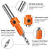 Lytool Countersink Drill Bit Set,5Pcs Counter Sink Bits for Wood,Tapered Drill Bits for Woodworking,Round Shank,Allen Wrench, Wood Screw Counter S...
