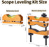 Scope Leveling Kit, Magnetic Universal Leveling Tool, Precision Leveling Bubble Clips for Equipment Repair and Maintenance...