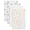 Delta Children 100% Cotton Flannel Baby Receiving Blankets for Girls and Boys – 30x30 Inches (Pack of 4), Safari Friends...