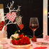 24 Pieces Valentine's Decorations for Tree Heart Shaped Wooden Ornaments Buffalo Check Plaid Wooden Embellishments Red Black Hanging Crafts Wood H...