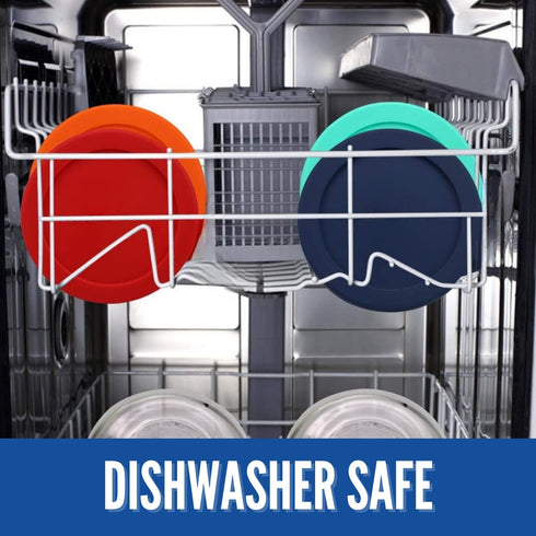 Replacement Lids for Pyrex Containers (1) 1-Cup (2) 2-Cup (2) 4-Cup (1) 7-Cup (2) 3-Cup (1) 6-Cup Round Rectangle (Red)...