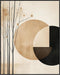 Posterizer 1 pcs-minimalist, geometric design-gold and black 7-Abstract & Modern Art-Gift for Men Women Teens-Chic Home Decor- unframed wall art...