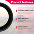 Fur Wool Sheepskin Car Steering Wheel Cover, 15 Inch Fluffy Anti-Slip Auto Steering Wheel Protector for Warm Winter, Universal Fuzzy Plush Vehicle...