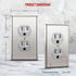 ENERLITES Elite Series Duplex Receptacle with Stainless Steel Metal Wall Plate, Tamper-Resistant Outlet, Commercial Grade, 15A 125V, UL Listed, 61...
